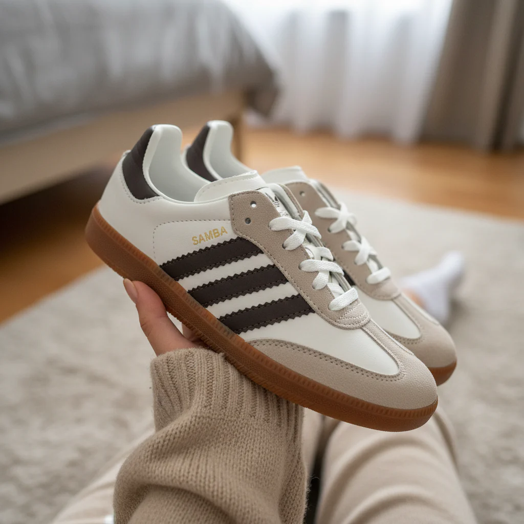 Adidas Samba OG Cream White Preloved Brown - Image 5