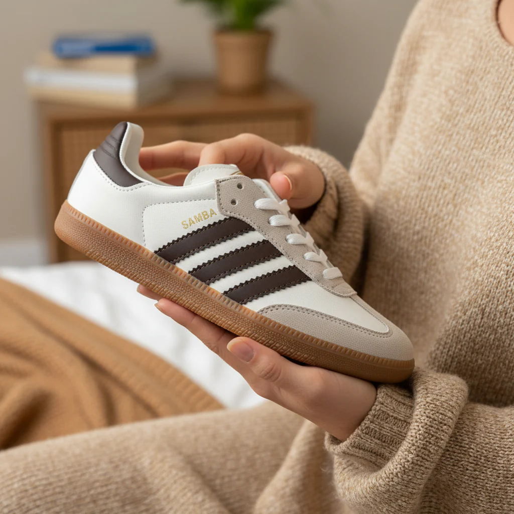 Adidas Samba OG Cream White Preloved Brown - Image 7