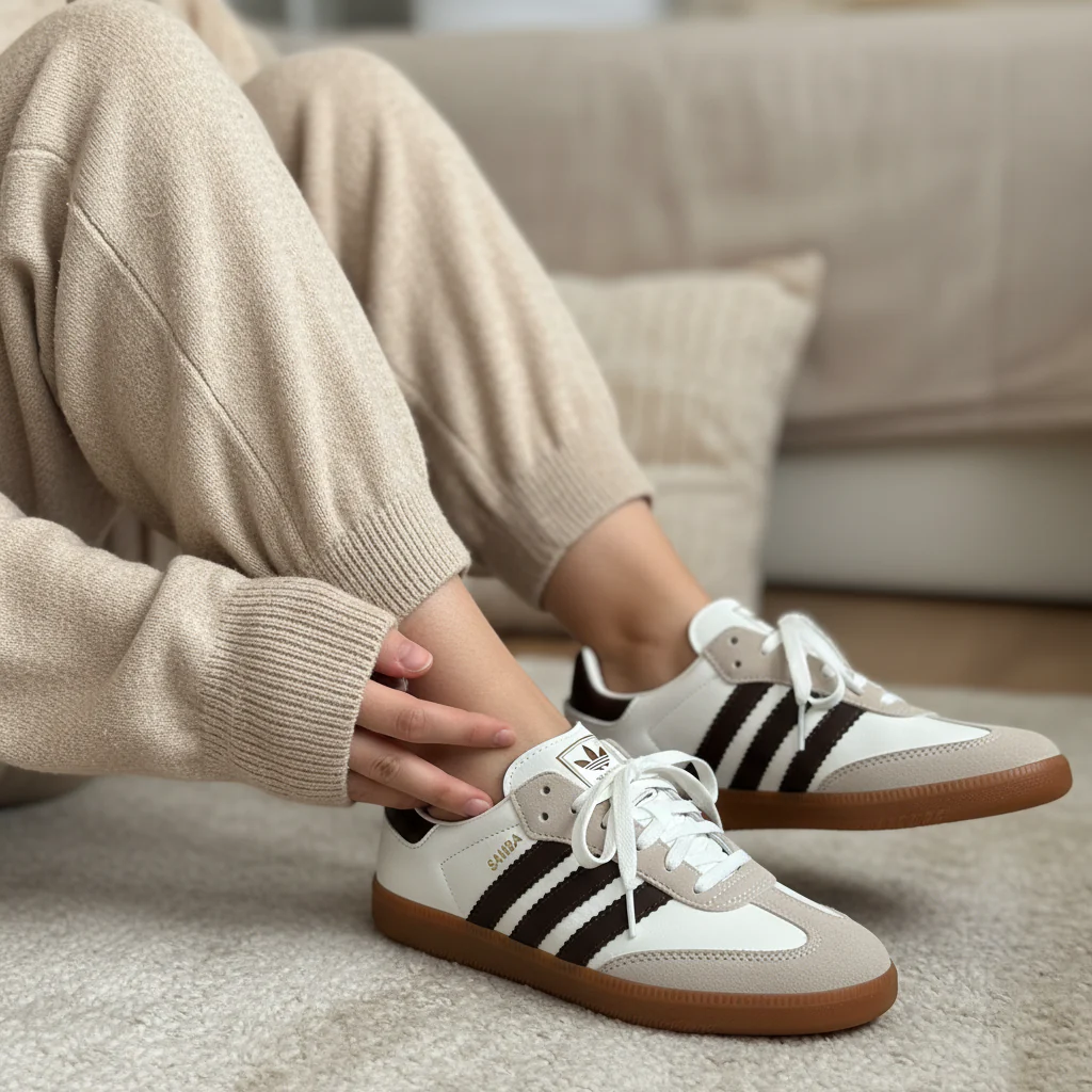 Adidas Samba OG Cream White Preloved Brown - Image 8