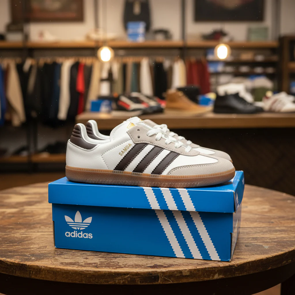 Adidas Samba OG Cream White Preloved Brown - Image 9