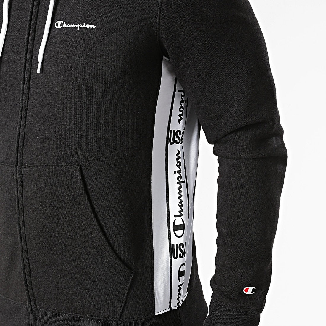 CHAMPION - Hooded Full Zip NBK/NBK/NB - Image 6