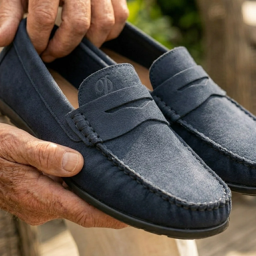 Mocassin dingo bleu nuit - Image 12