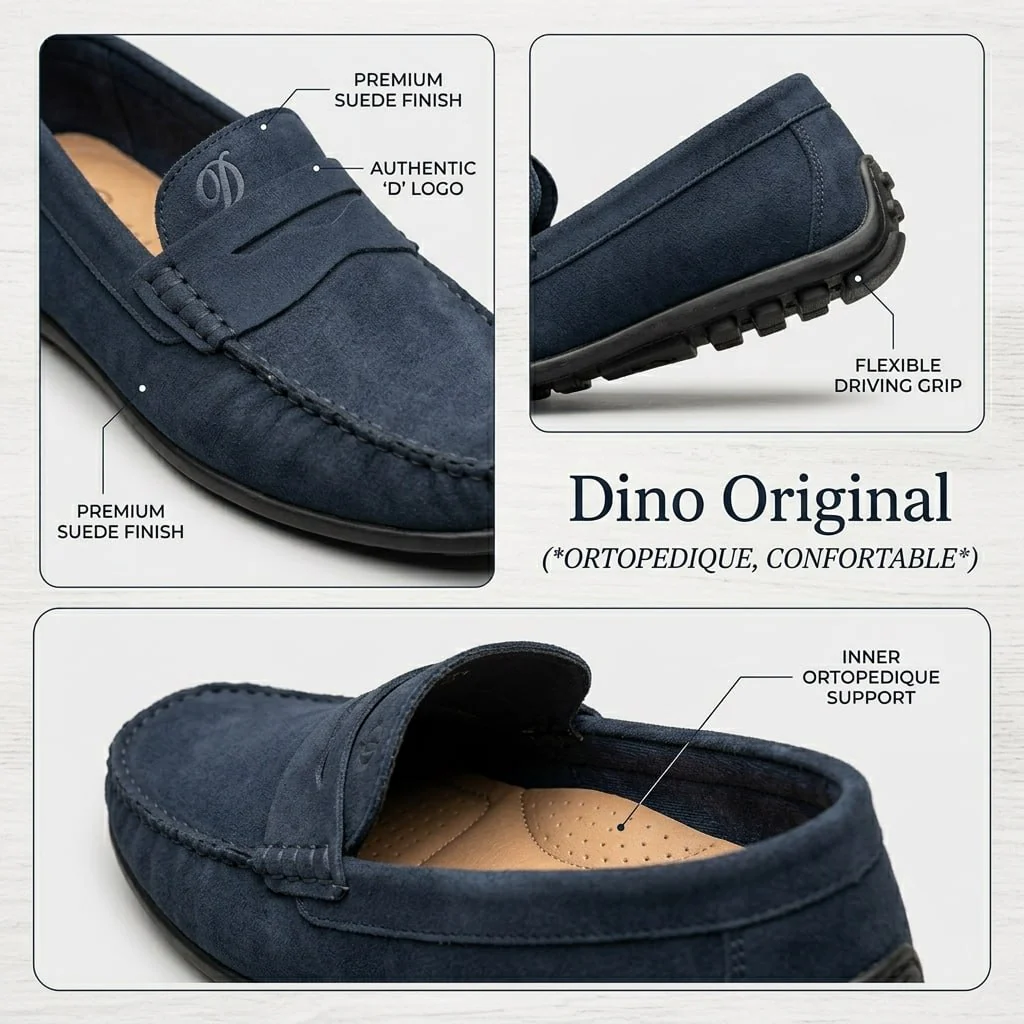 Mocassin dingo bleu nuit - Image 3