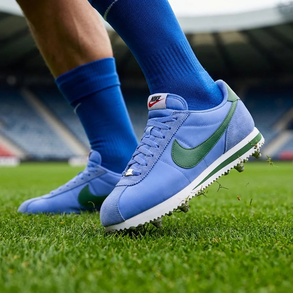 Nike Cortez TXT Blue Green - Image 11