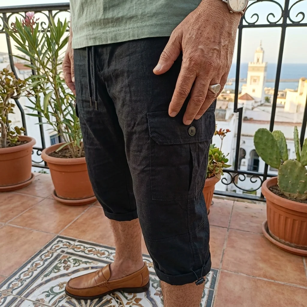PULL&BEAR PANTALON NOIR - Image 11