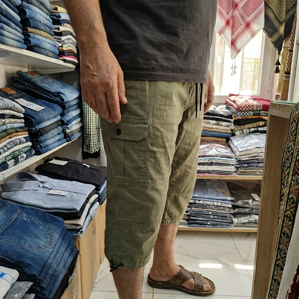 PULL&BEAR PANTALON VERT - Image 12