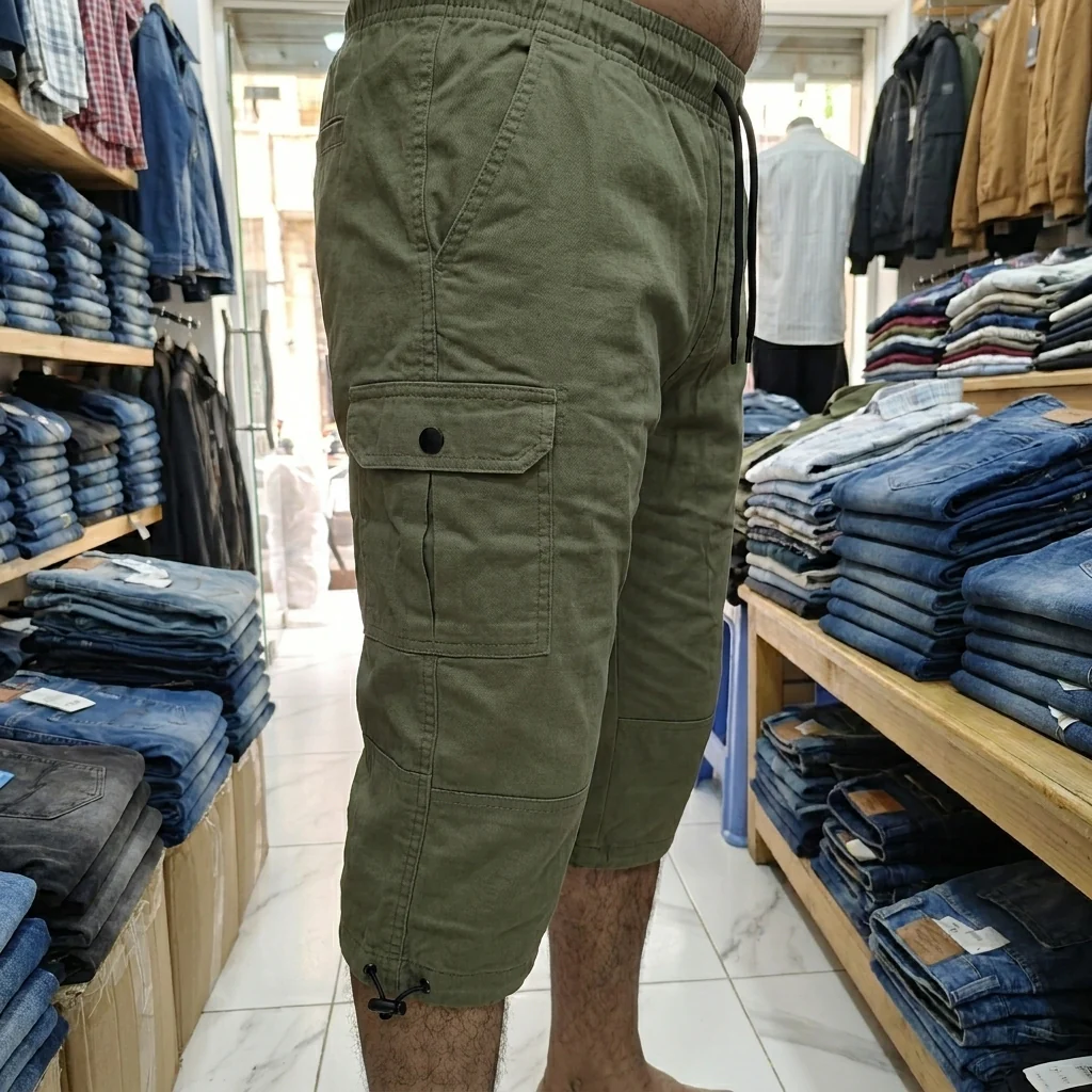 PULL&BEAR PANTALON VERT - Image 14