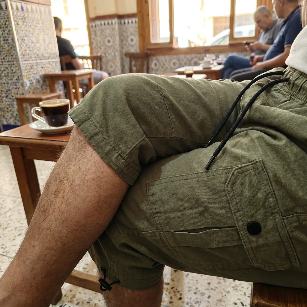 PULL&BEAR PANTALON VERT - Image 15