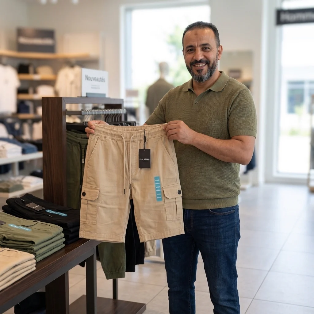 PULL&BEAR PANTALON VERT - Image 7