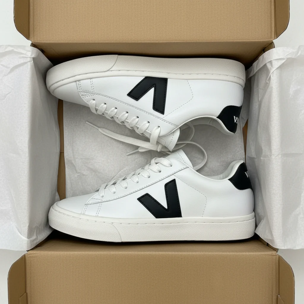 VEJA sneakers Blanche noir - Image 13