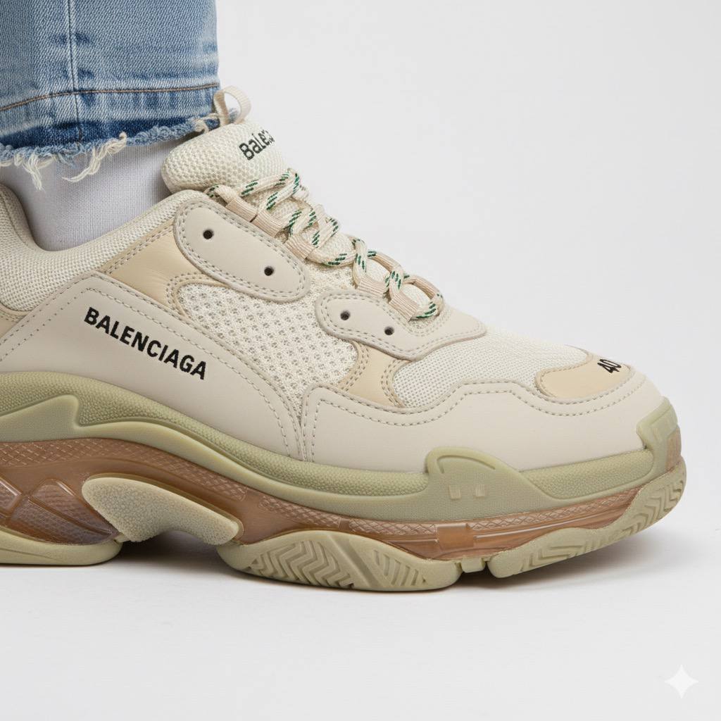 B.a.l.e.n.c.i.a.ga Triple S Beige - Image 3
