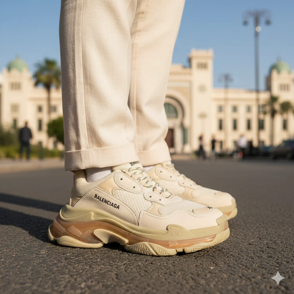 B.a.l.e.n.c.i.a.ga Triple S Beige - Image 5