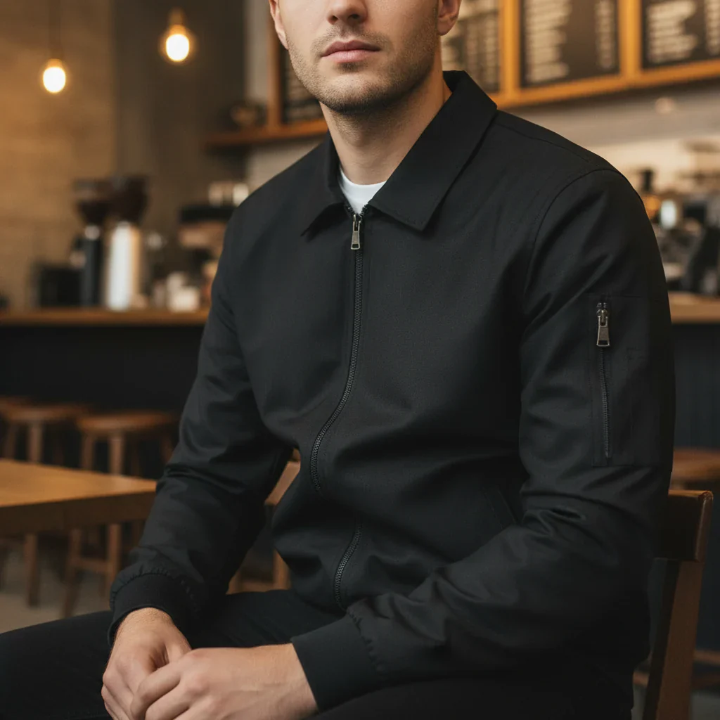 VESTE HOMME MASSIMO NOIR - Image 3