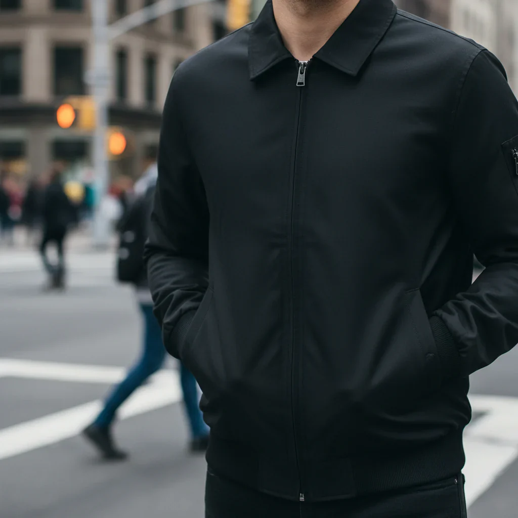 VESTE HOMME MASSIMO NOIR - Image 4